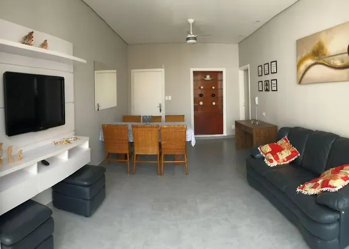 Apartamento Pe Na Areia Em Pitangueiras Guarujá